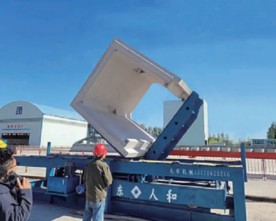 Large Cement Product Turnover Device